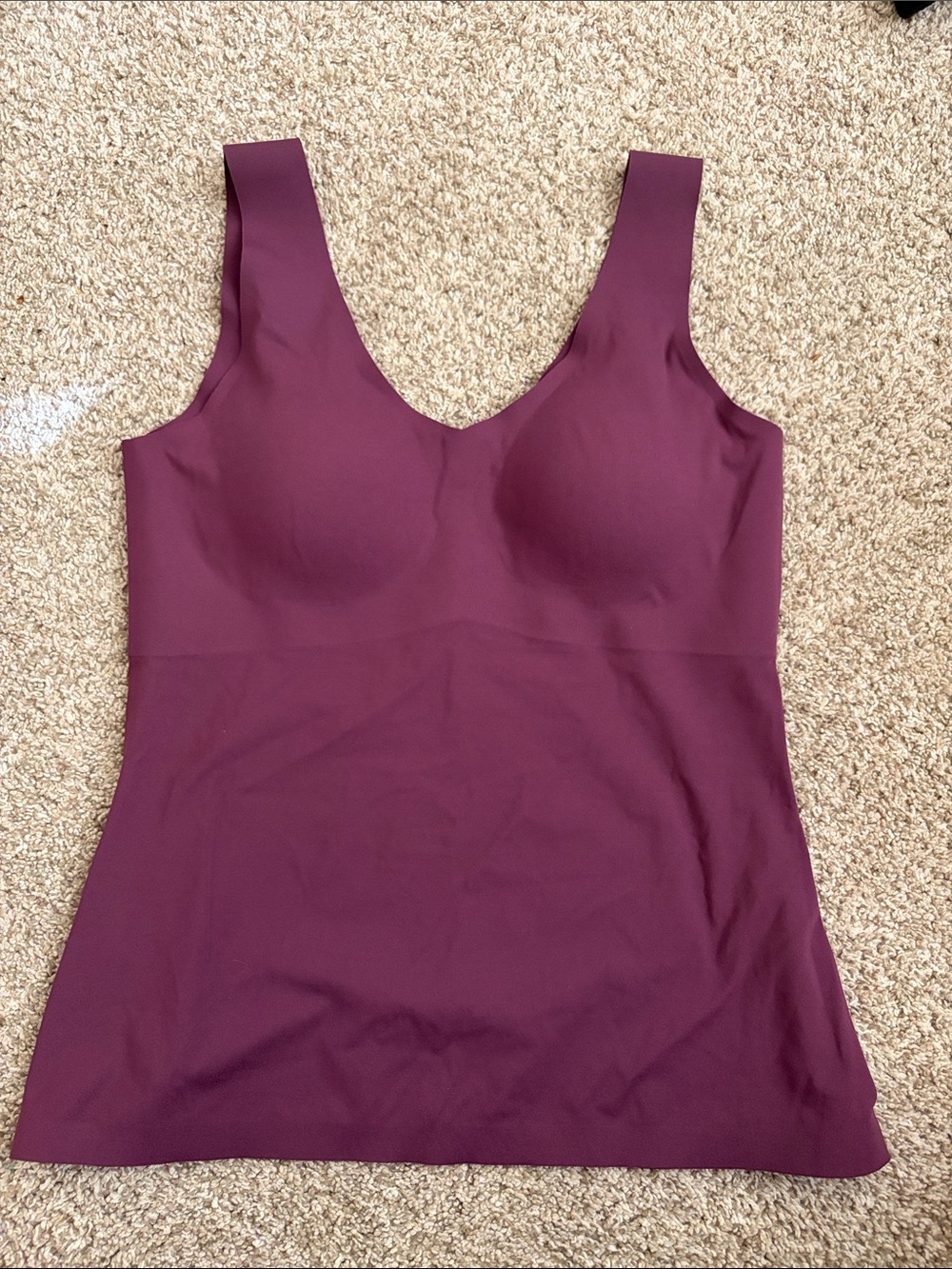 Knix Luxlift seamless tank size large plum purple